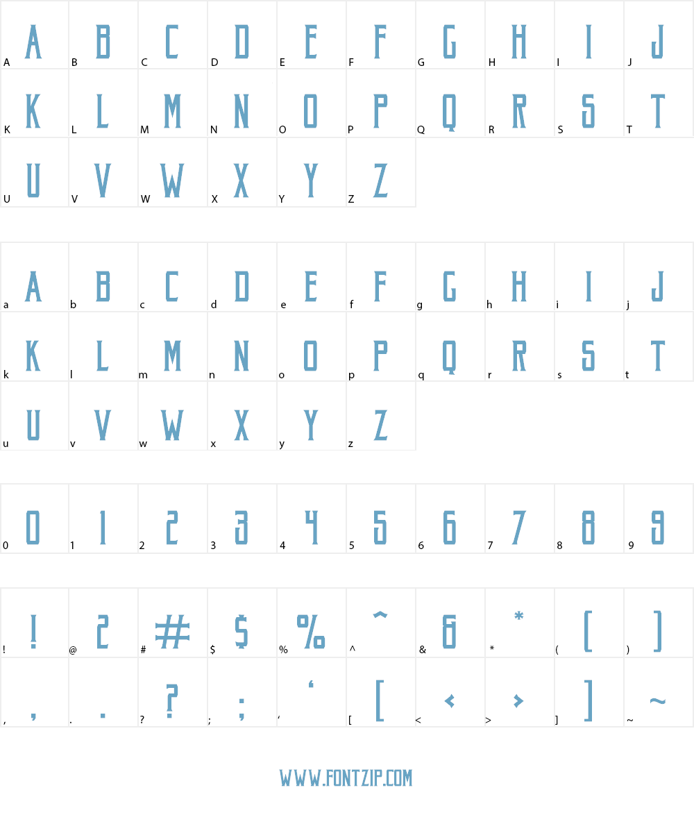 Akura Popo Font Character